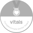 Vitals Compassionate Doctor Award logo