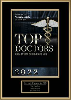 kronowitz award top doctors 2022